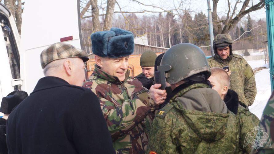 В Подмосковье учащиеся Радумльского лицея-интерната побывали в гостях у бойцов ОМОН 