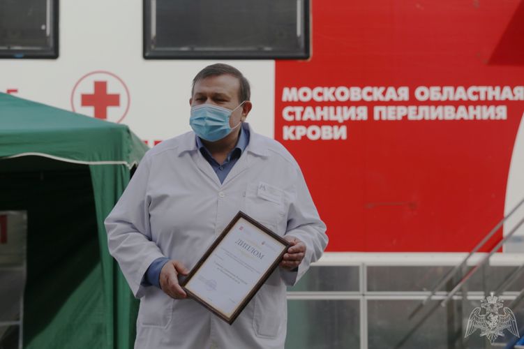 В Подмосковье продолжается донорская акция Центрального округа Росгвардии «От сердца к сердцу»