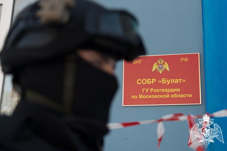 ПРИ СОДЕЙСТВИИ СОБР «БУЛАТ» РОСГВАРДИИ В ПОДМОСКОВЬЕ ЗАДЕРЖАН ВООРУЖЕННЫЙ МУЖЧИНА