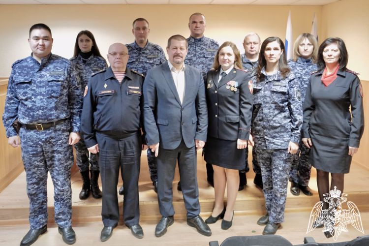 Заместитель Главы Красногорского округа Московской области поздравил сотрудников вневедомственной охраны Росгвардии с наступающим Новым годом (ВИДЕО)