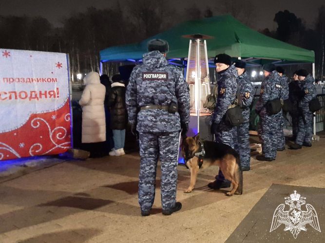 В Подмосковье сотрудники Росгвардии обеспечили безопасность граждан во время крещенских купаний
