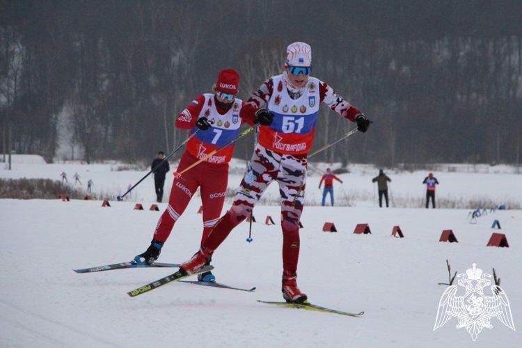 Сотрудники Росгвардии из Подмосковья стали призерами чемпионата Центрального округа по лыжным гонкам и служебному двоеборью
