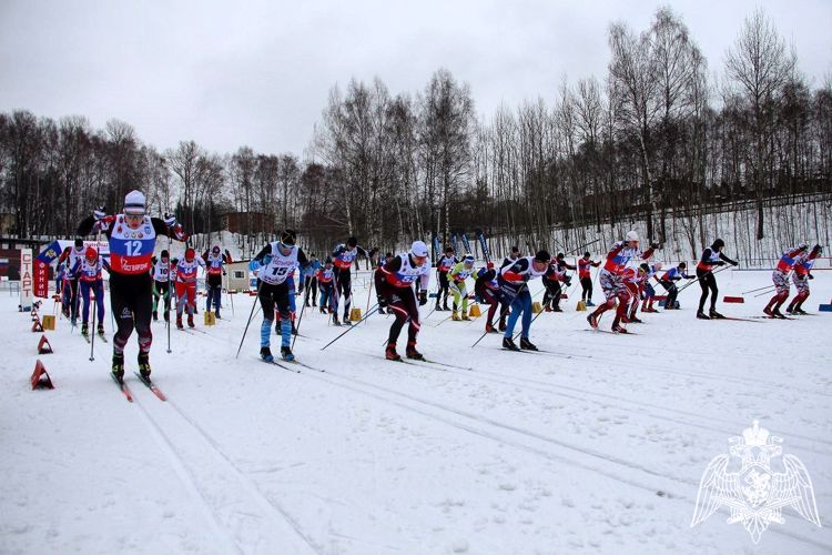 Сотрудники Росгвардии из Подмосковья стали призерами чемпионата Центрального округа по лыжным гонкам и служебному двоеборью
