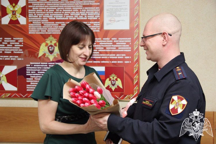 В Подмосковном главке Росгвардии прошло мероприятие, посвященное 8 марта (Видео)
