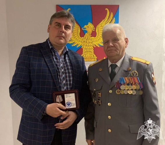 В Подмосковье ветераны Росгвардии поблагодарили представителей региональной власти за участие в патриотическом воспитании молодежи