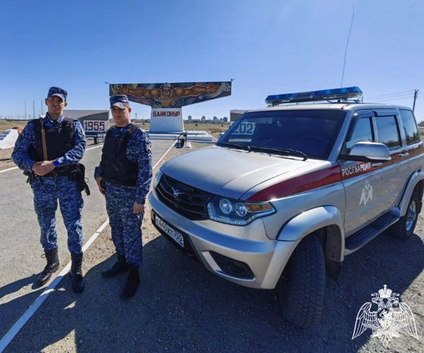 Сотрудники Росгвардии, обеспечивающие безопасность на комплексе Байконур, задержали мужчину, подозреваемого в угрозе убийством  