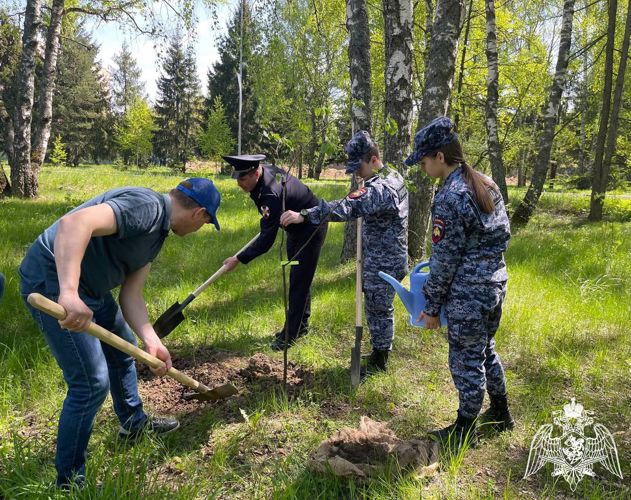 «Гвардейская смена» Подмосковья присоединилась к акции «Лес Победы» в Звездном городке (Видео)