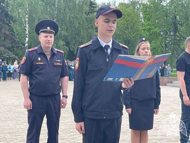 Офицер Росгвардии Подмосковья принял участие в церемонии принятия присяги курсантами «Гвардейской смены»