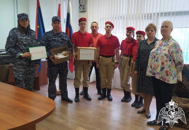 В акции "Солдатский треугольник" приняли участие ученики подшефной школы Росгвардии Московской области 