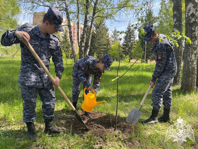 «Гвардейская смена» Подмосковья присоединилась к акции «Лес Победы» в Звездном городке (Видео)