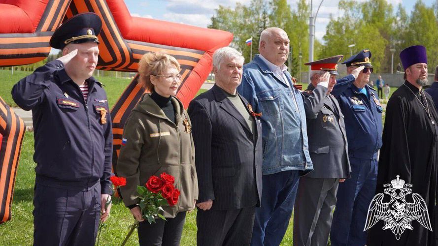 Патриотическая акции «Поклонимся» стартовала в Главном управлении Росгвардии по Московской области (Видео)