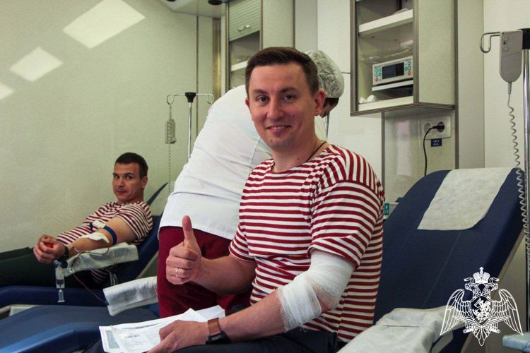В донорской акции «От сердца к сердцу» приняли участие росгвардейцы из Подмосковья