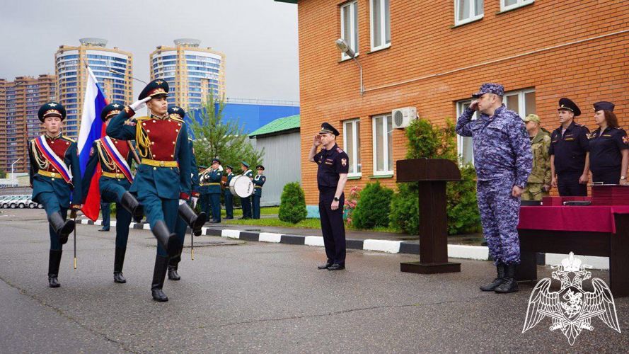 Сотрудники подмосковных спецподразделений Росгвардии, выполнявшие служебный долг на Северном Кавказе вернулись из очередной командировки (Видео)