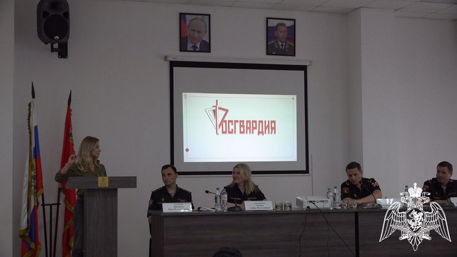 В подмосковном главке Росгвардии состоялась рабочая встреча с представителем телеканала «360»