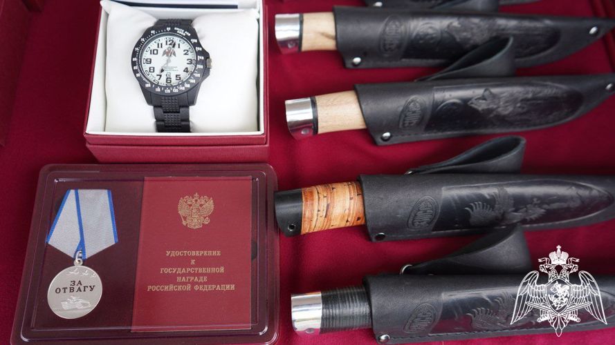 Сотрудники подмосковных спецподразделений Росгвардии, выполнявшие служебный долг на Северном Кавказе вернулись из очередной командировки (Видео)