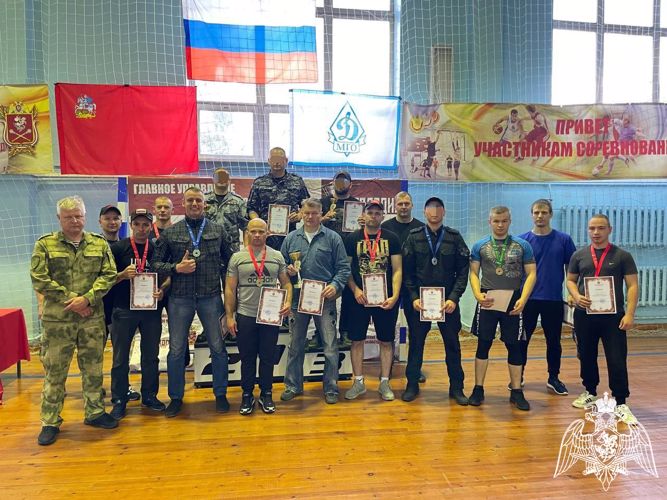 В Главном управлении Росгвардии по Московской области состоялся Чемпионат по гиревому спорту (Видео)