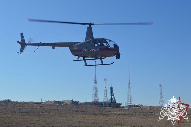 Авиаотряду Росгвардии, охраняющему космодром «Байконур», исполнилось 18 лет