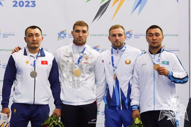 Самбист из подмосковного главка Росгвардии взял «золото» на играх стран СНГ (Видео)
