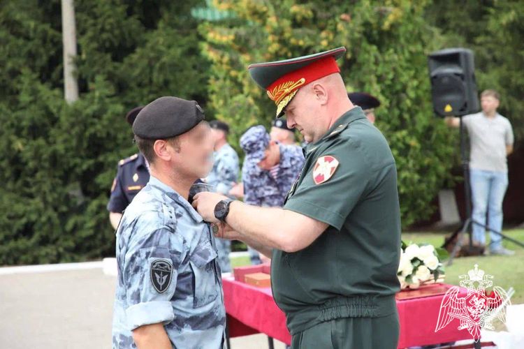 Личному составу Подольского ОМОН "Русич" представлен новый командир отряда