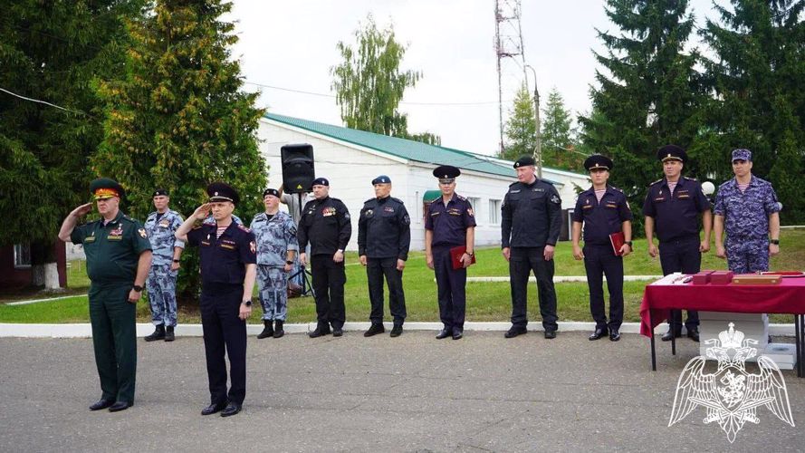 Личному составу Подольского ОМОН "Русич" представлен новый командир отряда