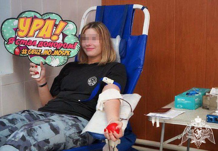Более 45 литров крови сдали росгвардейцы в рамках акции «От сердца к сердцу» в Подмосковье 