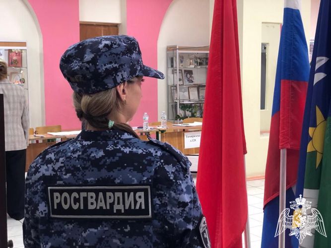 Росгвардейцы обеспечили правопорядок в период проведения Единого дня голосования в Подмосковье