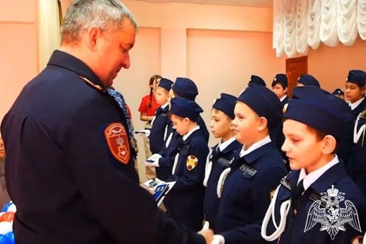 В Подольске открылся первый в Московской области гвардейский класс Росгвардии