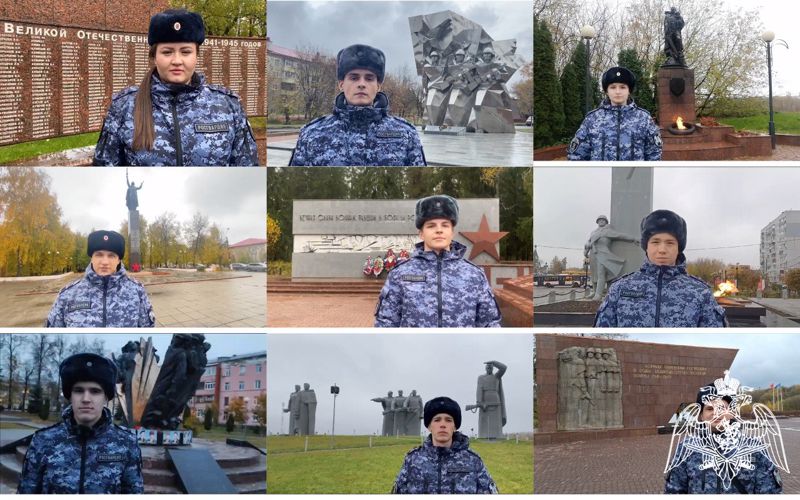 Подмосковные росгвардейцы провели онлайн-флешмоб «День белых журавлей»