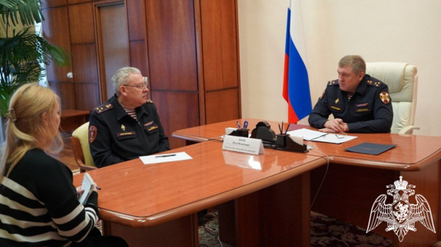 Врио начальника Главного управления Росгвардии по Московской области провёл личный приём граждан