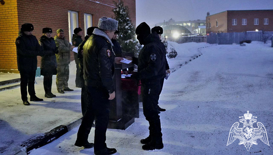 Сотрудники подмосковных спецподразделений Росгвардии, выполнявшие служебный долг на Северном Кавказе, вернулись из очередной командировки