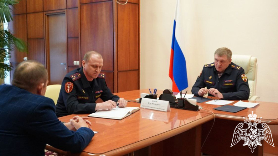 Врио начальника Главного управления Росгвардии по Московской области провёл личный приём граждан