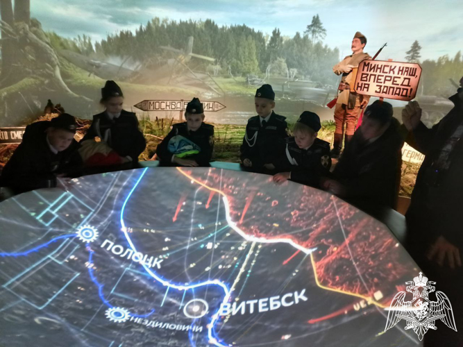 Кадеты гвардейского класса Росгвардии посетили музей военно-патриотического парка «Патриот»