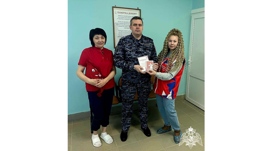 Росгвардейцы присоединились к донорской акции «Помочь без лишних слов» в Подмосковье