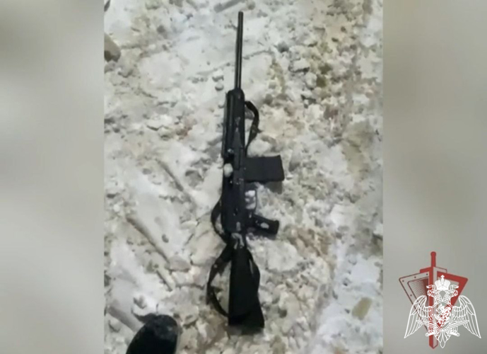 В Подмосковье росгвардейцы задержали подозреваемого в краже оружия мужчину