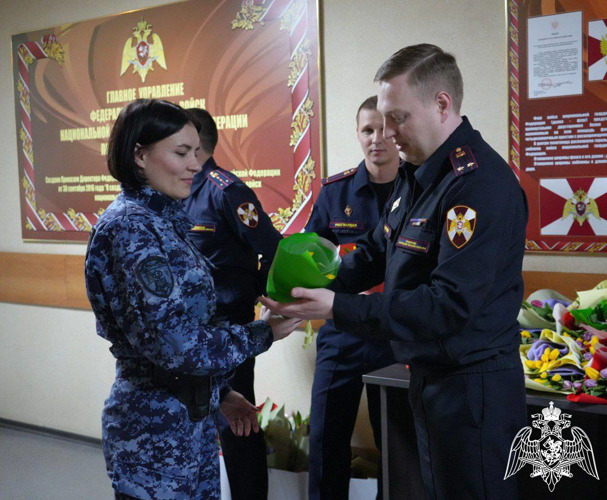 В Подмосковном главке Росгвардии прошло мероприятие в честь празднования Международного женского дня