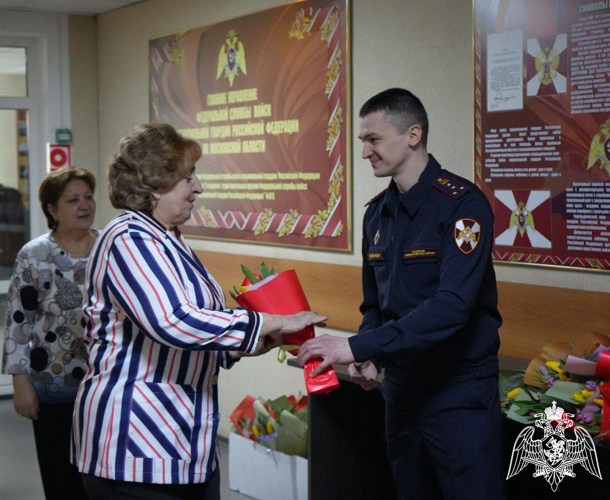 В Подмосковном главке Росгвардии прошло мероприятие в честь празднования Международного женского дня