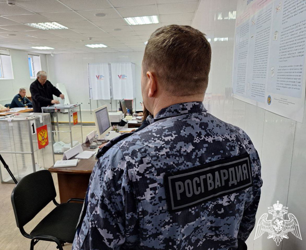 В Московкой области росгвардейцы приняли участие в обеспечении правопорядка в период проведения выборов президента Российской Федерации