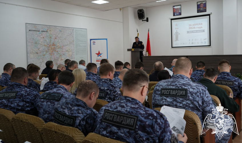 Сотрудники Росгвардии Московской области написали «Диктант Победы»