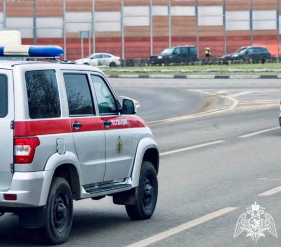 Подмосковные росгвардейцы задержали подозреваемого в угрозе убийством (видео)