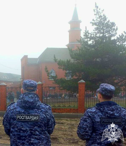 В Подмосковье росгвардейцы обеспечили безопасность граждан во время проведения мероприятий мусульманского праздника Ураза-байрам