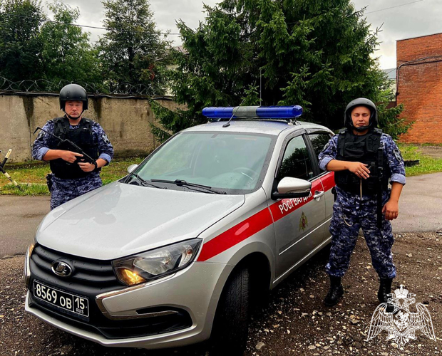 В Московской области сотрудники Росгвардии предотвратили пожар на охраняемом объекте