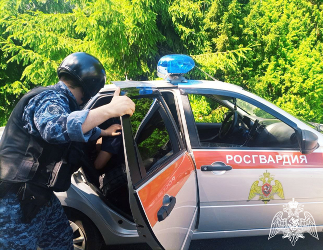 В Подмосковье сотрудники Росгвардии задержали подозреваемую в краже партии товаров из супермаркета 