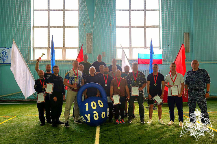 В подмосковном главке Росгвардии состоялся Чемпионат по гиревому спорту