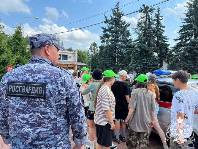 В Московской области продолжается ведомственная акция «Каникулы с Росгвардией» 