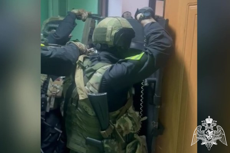 При содействии СОБР "Булат" Росгвардии задержан подозреваемый в разбойном нападении (видео)
