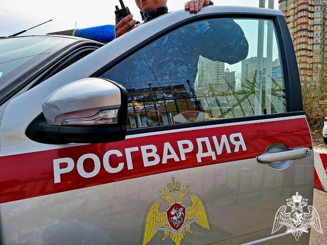 Подмосковные росгвардейцы задержали подозреваемого в краже товаров из супермаркета