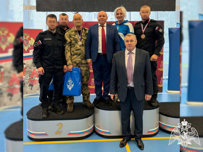 Команда из Подмосковья стала призером чемпионата Центрального округа Росгвардии по плаванию