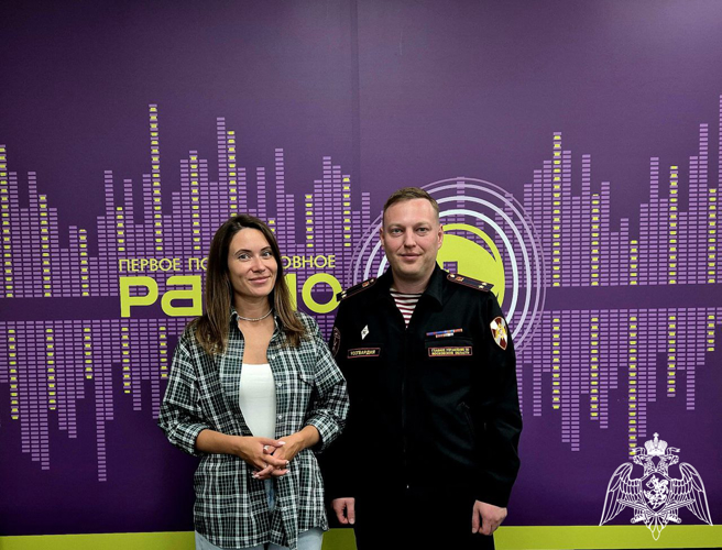 Гостем эфира на «Радио 1» стал заместитель начальника Главного управления Росгвардии по Московской области 