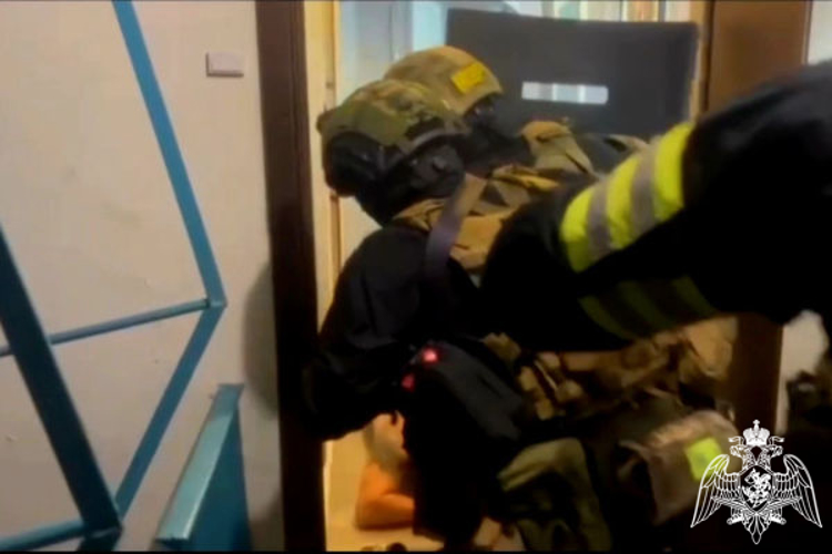 В Подмосковье при силовой поддержке СОБР Росгвардии задержаны подозреваемые в краже строительной техники