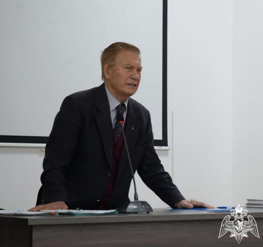 В подмосковном главке Росгвардии прошла просветительская лекция с личным составом